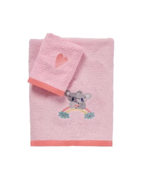 DAS BABY ΣΕΤ ΠΕΤΣΕΤΕΣ 2 ΤΕΜΑΧΙΩΝ ΚΕΝΤΗΤΕΣ FUN 4934 PINK