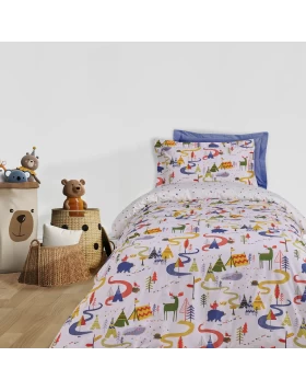 DAS KIDS ΣΕΤ ΣΕΝΤΟΝΙΑ ΜΟΝΑ 4927 BLUE, GREEN, WHITE