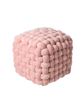 DAS HOME ΔΙΑΚΟΣΜΗΤΙΚΟ ΠΟΥΦ 43Χ43Χ40 2273 NUDE