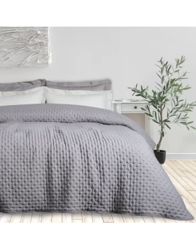 DAS HOME ΚΟΥΒΕΡΛΙ KING HAPPY 9630 GREY