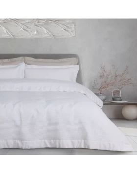 DAS HOME ΚΟΥΒΕΡΛΙ ΜΟΝΟ HAPPY 9655 WHITE