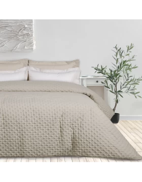 DAS HOME ΚΟΥΒΕΡΛΙ ΥΠΕΡΔΙΠΛΟ HAPPY 9652 LIGHT TAUPE