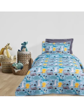 DAS KIDS ΚΟΥΒΕΡΛΙ ΜΟΝΟ 4928 BLUE, GREY