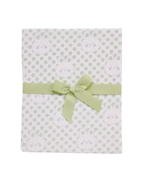 DAS BABY ΚΟΥΒΕΡΤΑ ΠΙΚΕ 75X100 RELAX 4962 MINT