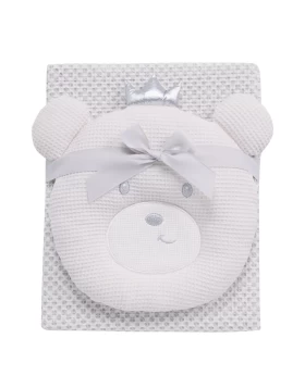 DAS BABY ΚΟΥΒΕΡΤΑ ΠΙΚΕ 75X100 RELAX 4958 GREY, WHITE