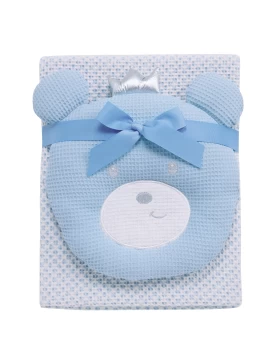 DAS BABY ΚΟΥΒΕΡΤΑ ΠΙΚΕ 75X100 RELAX 4959 BLUE, WHITE