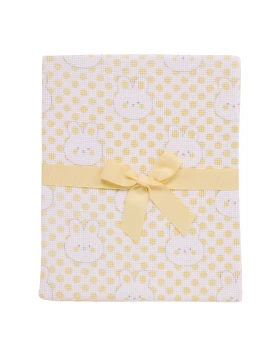DAS BABY ΚΟΥΒΕΡΤΑ ΠΙΚΕ 75X100 RELAX 4961 YELLOW