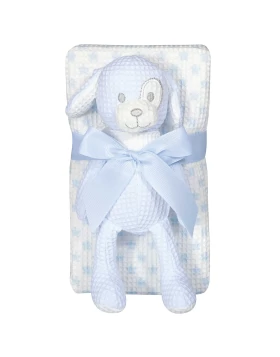 GREENWICH POLO CLUB ΚΟΥΒΕΡΤΑ ΠΙΚΕ 75X100 ΒΑΒΥ ESSENTIAL 8856 BLUE, WHITE