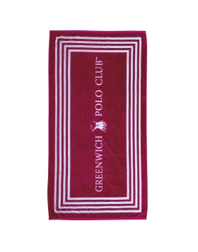 GREENWICH POLO CLUB ΠΕΤΣΕΤΑ ΘΑΛΑΣΣΗΣ 90Χ170 4055 RED, WHITE