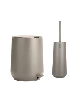 Σετ πλαστικός κάδος πεντάλ πιγκάλ Estia Fjord Driftwood