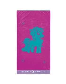 GREENWICH POLO CLUB JUNIOR ΠΕΤΣΕΤΑ ΘΑΛΑΣΣΗΣ 70Χ140 4074 MINT, PINK