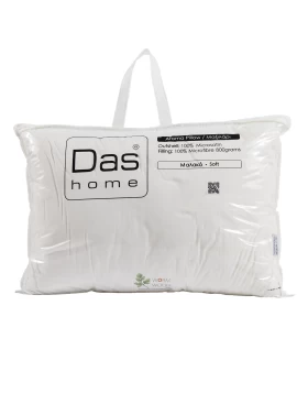 DAS HOME ΑΡΩΜΑΤΙΚΟ ΜΑΞΙΛΑΡΙ WOODWORM 50Χ70 1428 WHITE