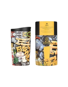 Ισοθερμική κούπα ταξιδίου 350 ml Save The Aegean Estia Graffiti 01-25670