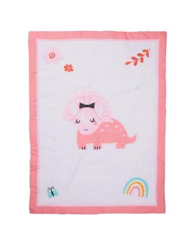 DAS BABY ΚΟΥΒΕΡΛΙ FUN 4936 PINK, WHITE