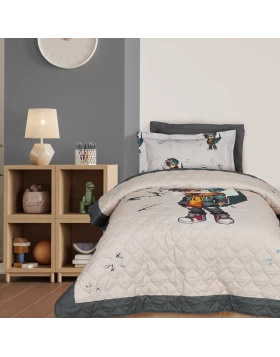 DAS KIDS ΚΟΥΒΕΡΛΙ ΜΟΝΟ 4939 BEIGE, GREY