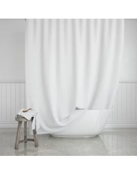 Υφασμάτινη πολυεστερική κουρτίνα μπάνιου 180x200 εκ. Estia 02-11291