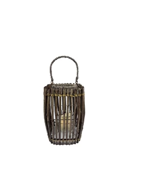 ΦΑΝΑΡΙ BAMBOO ΜΕ ΔΟΧΕΙΟ ΓΙΑ ΡΕΣΩ S 10,5Χ16Χ22ΕΚ Espiel NAF103