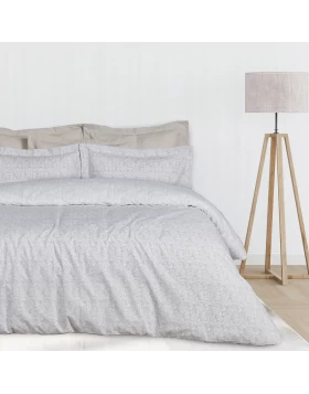 DAS HOME ΣΕΤ ΣΕΝΤΟΝΙΑ ΜΟΝΑ HAPPY 9678 TAUPE, WHITE