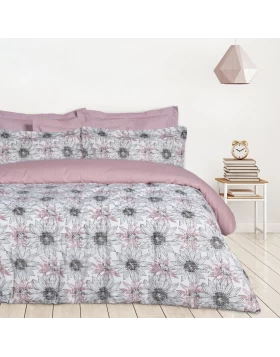 DAS HOME ΣΕΤ ΣΕΝΤΟΝΙΑ ΜΟΝΑ HAPPY 9676 GREY, NUDE