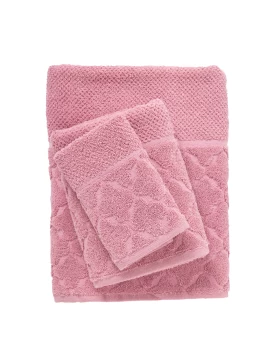 DAS HOME ΣΕΤ ΠΕΤΣΕΤΕΣ 3ΤΕΜΑΧΙΩΝ BEST 0791 PINK