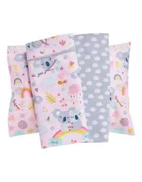 DAS BABY ΣΕΤ ΣΕΝΤΟΝΙΑ FUN 4934 GREY, PINK