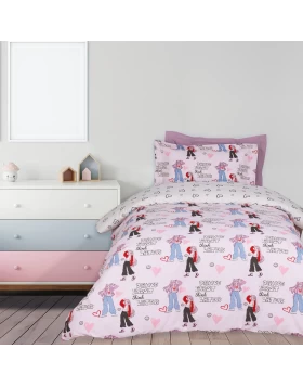 DAS KIDS ΣΕΤ ΣΕΝΤΟΝΙΑ ΜΟΝΑ 4940 GREY, PINK