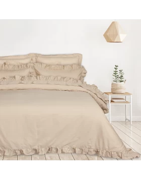 DAS HOME ΣΕΤ ΣΕΝΤΟΝΙΑ ΥΠΕΡΔΙΠΛΑ DAILY 3168 TAUPE