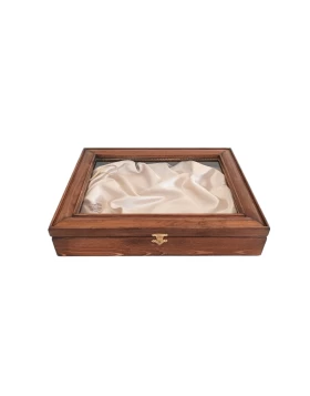 Ξύλινη στεφανοθήκη 33χ26.5χ6.5 εκ. Korres Craft 239-545-04