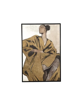 Πίνακας ζωγραφικής καμβάς σε κορνίζα 62.6χ92.6 εκ. Zen Collection 51733