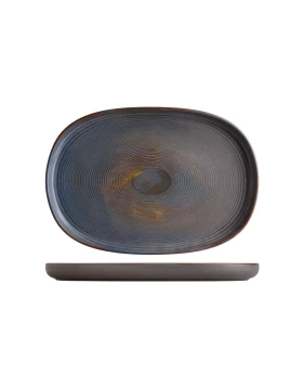 Πιατέλα οβαλ 33 εκ. stoneware Ionia Vythos 1521005