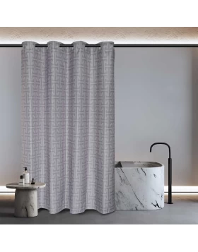 GREENWICH POLO CLUB ΚΟΥΡΤΙΝΑ ΜΠΑΝΙΟΥ 240Χ180 ESSENTIAL 3120 GREY