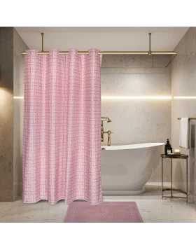 GREENWICH POLO CLUB ΚΟΥΡΤΙΝΑ ΜΠΑΝΙΟΥ 200Χ180 ESSENTIAL 3121 NUDE