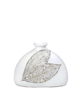 ΒΑΖΟ ΑΝΑΓΛ. ΛΕΥΚΟ ΜΠΕΖ ΠΟΛΥΡΕΖ. 25 x 12 x 20ΕΚ Espiel FIK357