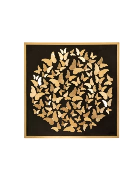 Μεταλλικός πίνακας 80χ80 εκ. Zen Collection 51556