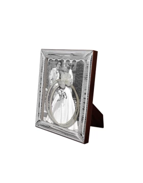 Ασημένια στεφανοθήκη κορνίζα Prime Silver SF302