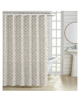 Υφασμάτινη πολυεστερική κουρτίνα μπάνιου 180χ180 εκ. Ankor 846344
