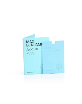 Αρωματική κάρτα για ντουλάπες & συρτάρια Max Benjamin Acqua Viva