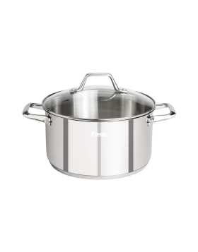 Ανοξείδωτη χύτρα με γυάλινο καπάκι 28 εκ. Fest Reflection