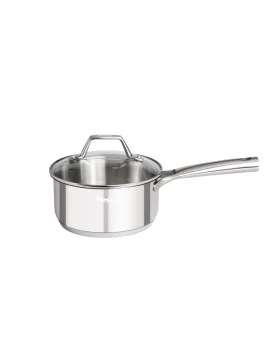 Ανοξείδωτη κατσαρόλα Γάλακτος γυάλινο καπάκι 16εκ. Fest Reflection