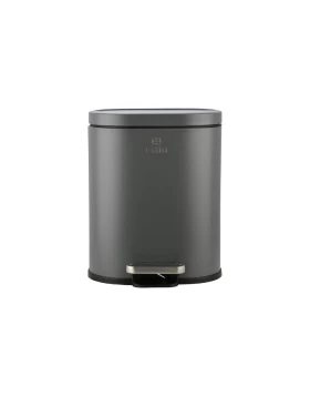 Χαρτοδοχείο μπάνιου Estia Ovoid soft close 6 lt - γκρι  02-21443
