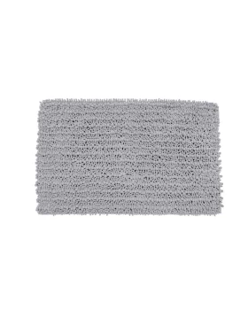 Ταπέτο Μπάνιου 50 x 80 εκ. Estia Shaggy 02-20743 | Απαλό Γκρι