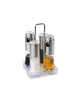 Cilio Σετ σπρέι λαδιού/ξυδιού & μύλοι αλατοπίπερου Bari 4τμχ 613452