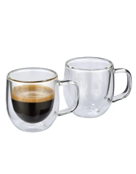 Cilio Σετ 2 φλιτζάνια Cappuccino διπλού τοιχώματος Veneto 200ml