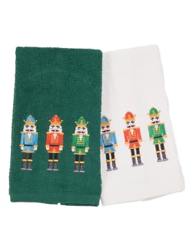 DAS HOME CHRISTMAS ΠΟΤΗΡΟΠΑΝΑ ΣΕΤ 2ΤΜΧ 30X50 0811 GREEN, WHITE