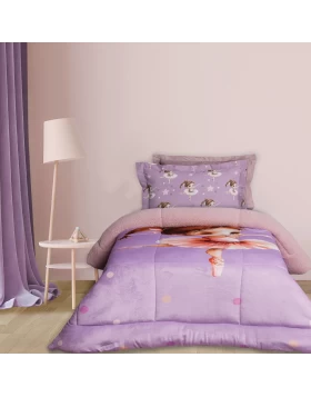 DAS KIDS ΚΟΥΒΕΡΤΟΠΑΠΛΩΜΑ 160Χ220 4972 PINK, PURPLE