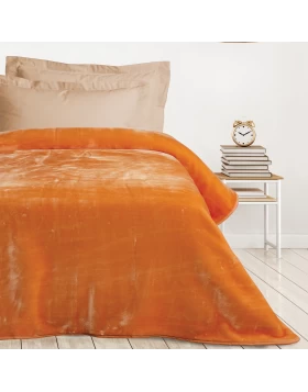 DAS KIDS ΚΟΥΒΕΡΤΑ VELOUR MONH 0297 SALMON