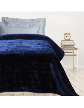 DAS KIDS ΚΟΥΒΕΡΤΑ VELOUR MONH 0292 BLUE