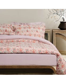 DAS HOME ΣΕΤ ΣΕΝΤΟΝΙΑ ΥΠΕΡΔΙΠΛΑ ΜΕ ΛΑΣΤΙΧΟ CASUAL 5437 MULTICOLOR