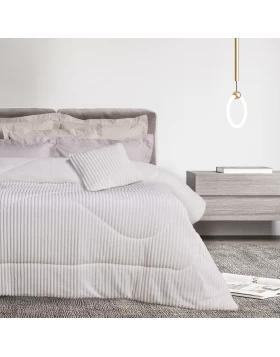 DAS HOME ΚΟΥΒΕΡΤΟΠΑΠΛΩΜΑ SHERPA ΥΠΕΡΔΙΠΛΟ 1364 WHITE