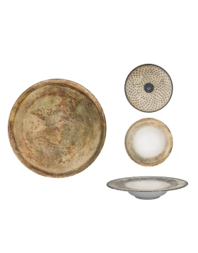 Σετ Σερβίτσιο Πιάτων 19 τμχ Πορσελάνης Kutahya Mytho